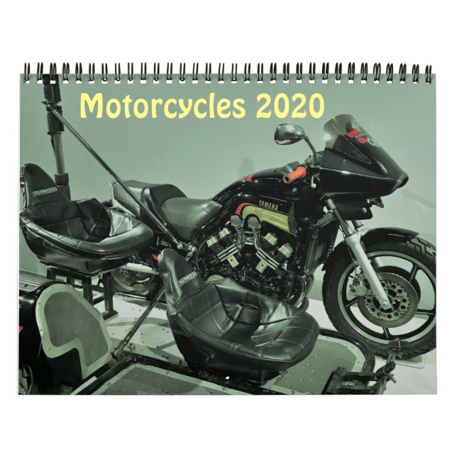 Calendario de fotos de motocicletas (Tapa)