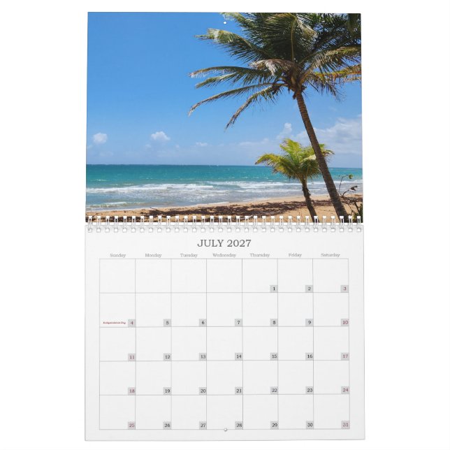 Calendario de fotos de naturaleza (Jul 2027)