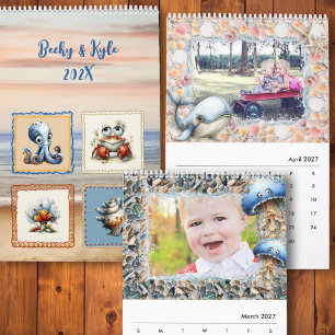 Calendario de fotos de niños de 6 meses de Sea Lif