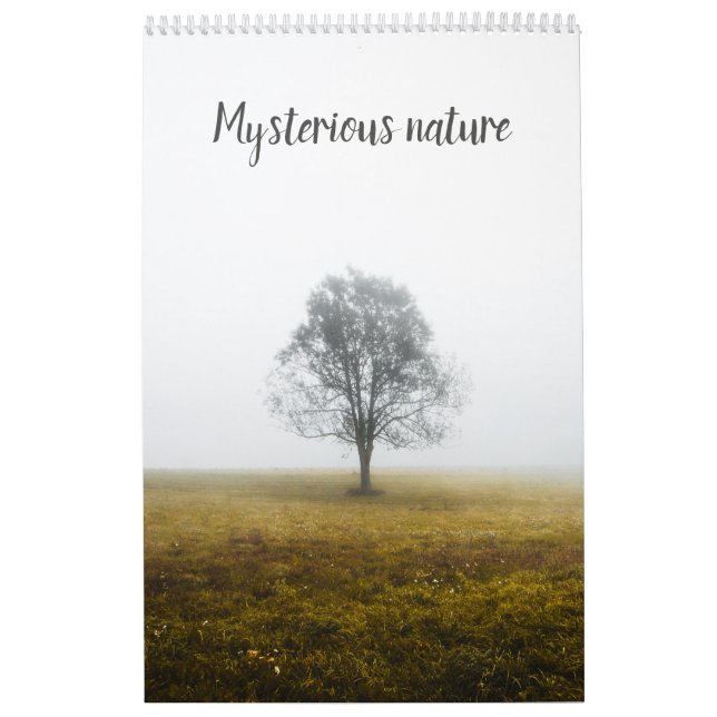 Calendario de fotos de paisajes de naturaleza mist (Tapa)