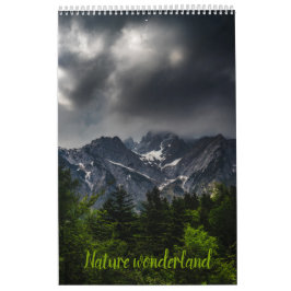 Calendario de fotos de paisajes de Nature wonderla