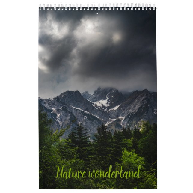 Calendario de fotos de paisajes de Nature wonderla (Tapa)