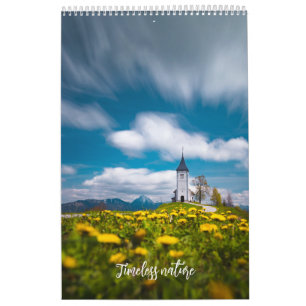 Calendario de fotos de paisajes naturales intempor