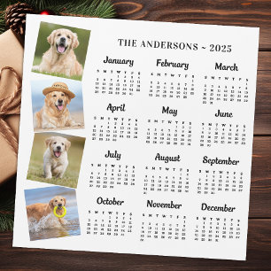 Calendario de fotos de perros de Mascotas familiar