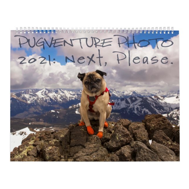 Calendario de fotos de Pugventure 2021: Siguiente, (Tapa)