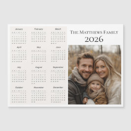 Calendario de fotos de vacaciones de paisajes mode