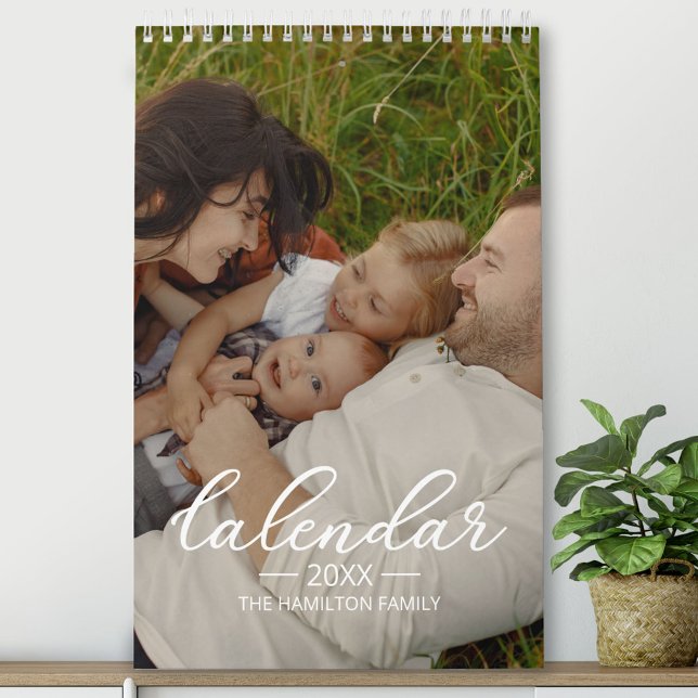 Calendario de fotos elegante de la familia 2027 co (Subido por el creador)