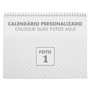 Calendario de fotos familiares 2024 em português