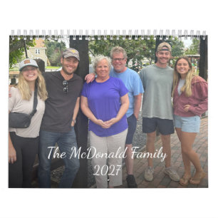 Calendario de fotos familiares 2027