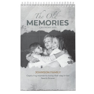 Calendario de Fotos Familiares de Recuerdos Antigu