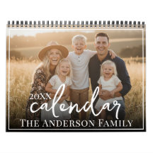 Calendario de Fotos Familiares Personalizadas 2027