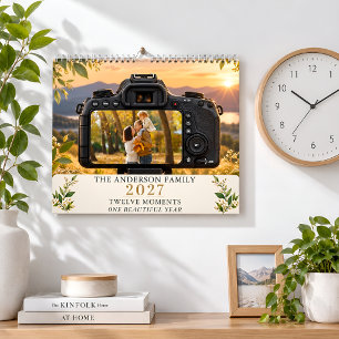 Calendario de Fotos Familiares Personalizado 2027