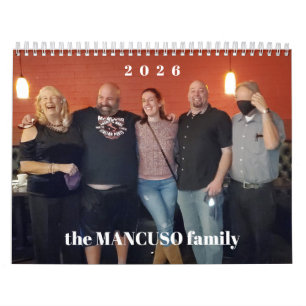 Calendario de Fotos Familiares Simples