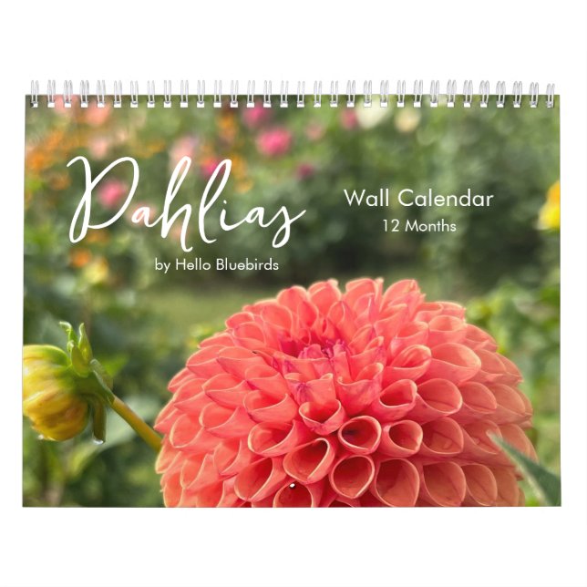 Calendario de Fotos Inspiradoras de Dalias (Tapa)