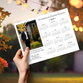 Calendario de fotos magnéticas corporativas de 202