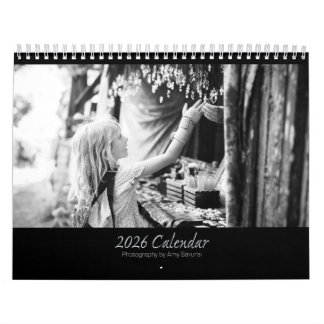 Calendario de Fotos Monocromas de Amy 2026
