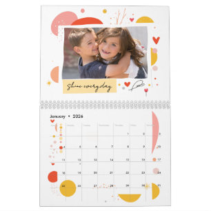 Calendario de Fotos Motivacionales 2026 Brilla Tod