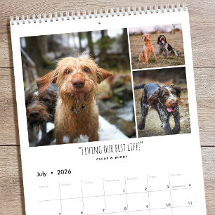 Calendario de Fotos Personalizadas 2026 Familia Ci