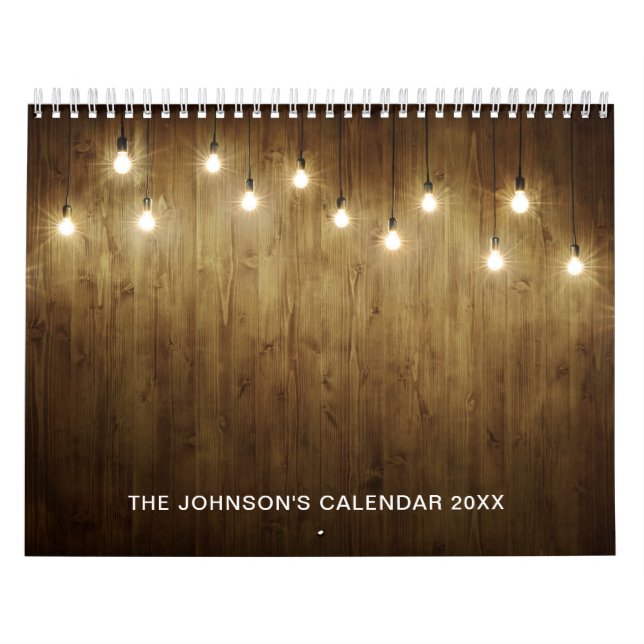 Calendario de Fotos Personalizadas 2027 en Blanco (Tapa)