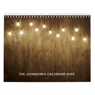 Calendario de Fotos Personalizadas 2027 en Blanco