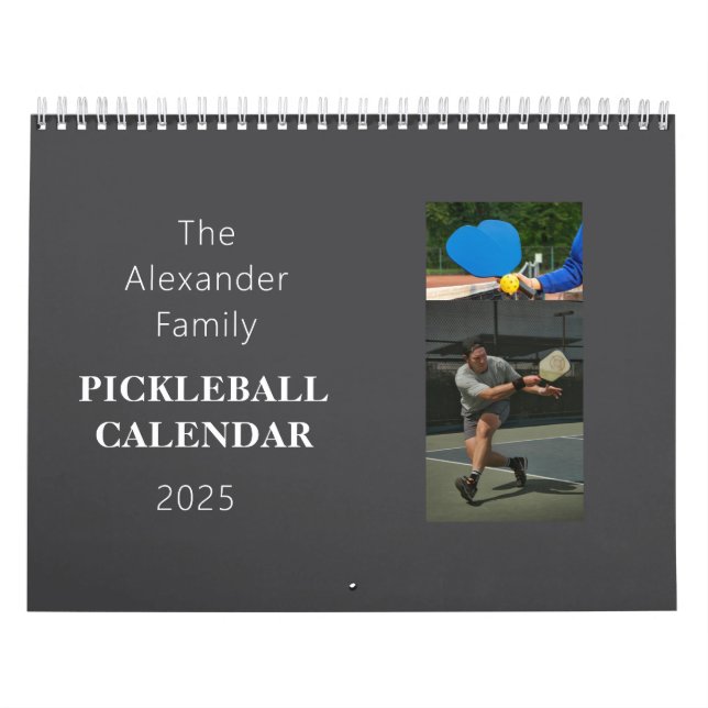 Calendario de fotos personalizadas de bolas de pól (Tapa)