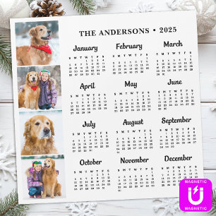 Calendario de fotos personalizadas de la familia d