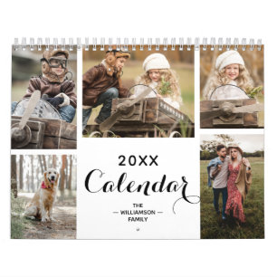 Calendario de fotos personalizadas para familia de