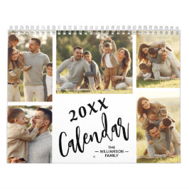 Calendario de fotos personalizadas para familia de