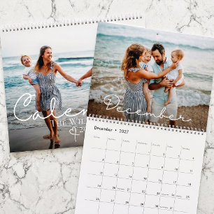 Calendario de Fotos Personalizadas para la Familia