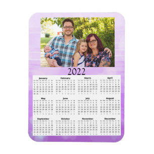 Calendario de fotos personalizado 2022 imán miniat