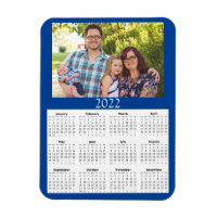 Calendario de fotos personalizado 2022 imán miniat