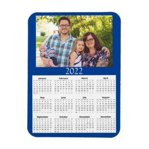 Calendario de fotos personalizado 2022 imán miniat