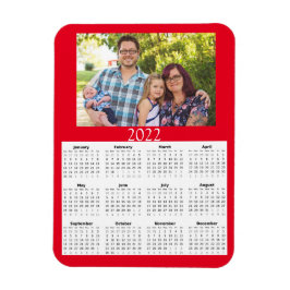 Calendario de fotos personalizado 2022 Mini imán