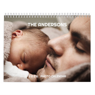 Calendario de fotos personalizado 2026   Texto del