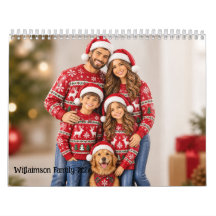 Calendario de fotos personalizado 2027 Familia