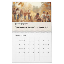 Calendario de Fotos Personalizado con Versículos d