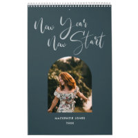 Calendario de fotos personalizado de arca pintada