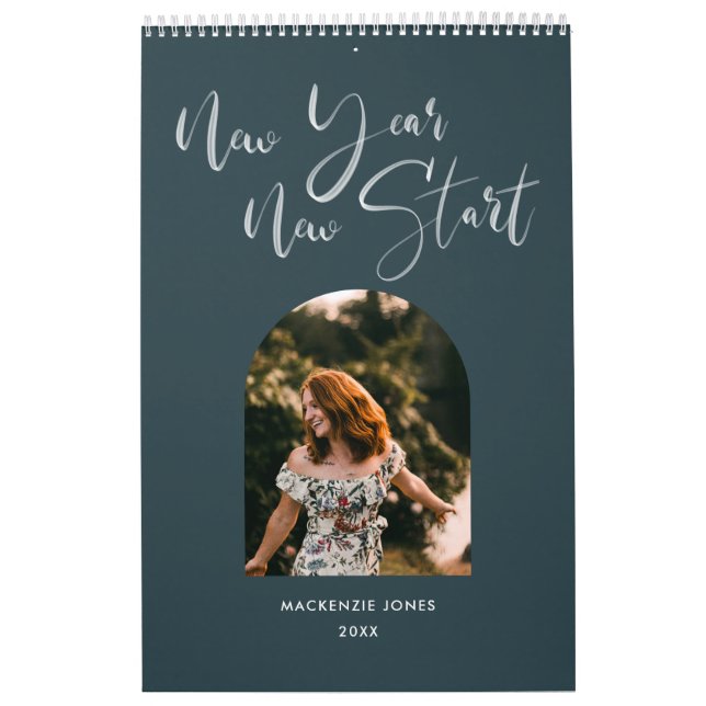 Calendario de fotos personalizado de arca pintada (Tapa)