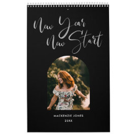 Calendario de fotos personalizado de arca pintada