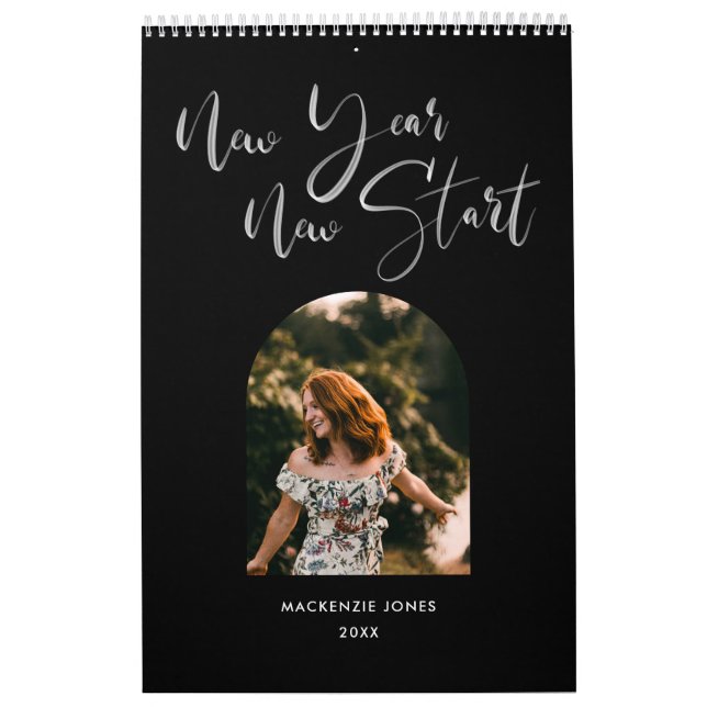 Calendario de fotos personalizado de arca pintada (Tapa)