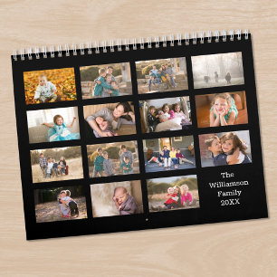 Calendario de Fotos Personalizado Moderno de 15 Me