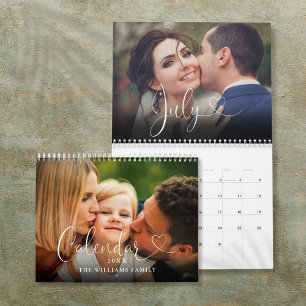 Calendario de fotos personalizado para familia 202