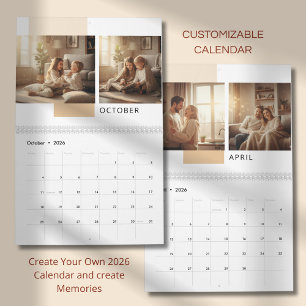 Calendario de Fotos Simple Moderno