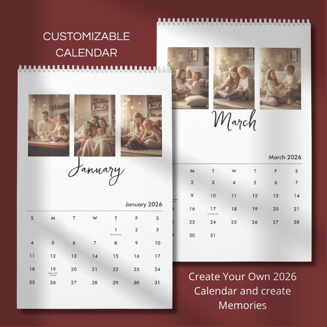 Calendario de Fotos Simple Moderno (Subido por el creador)