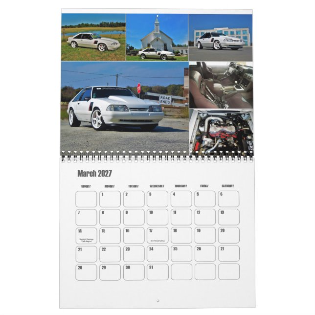 Calendario de Foxbody del Sureste de 2017 (Mar 2027)