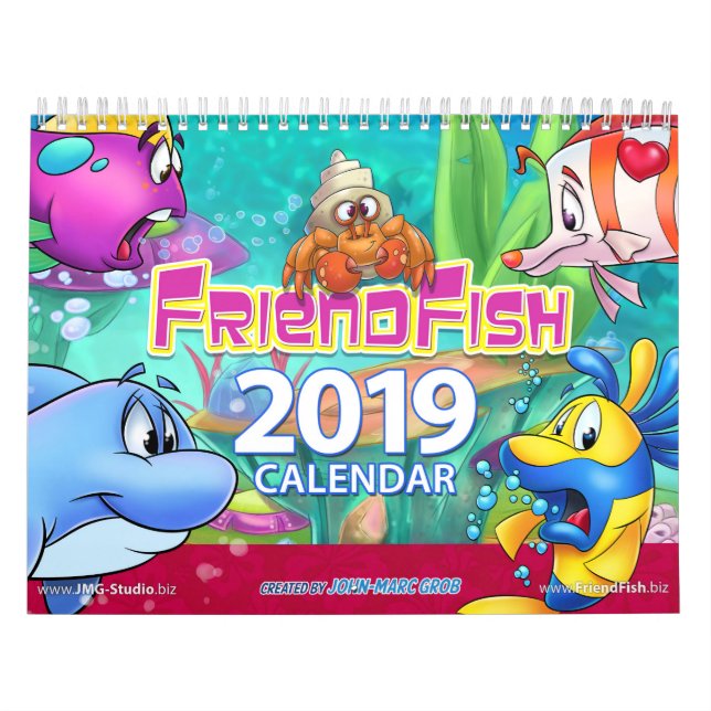 Calendario de FriendFish 2019 (Tapa)