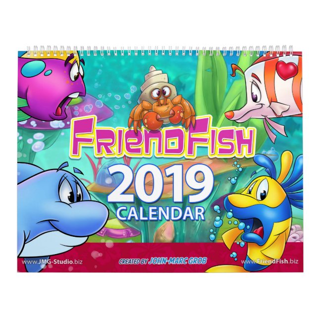 Calendario de FriendFish 2019 (Tapa)