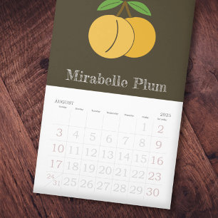 Calendario de frutas