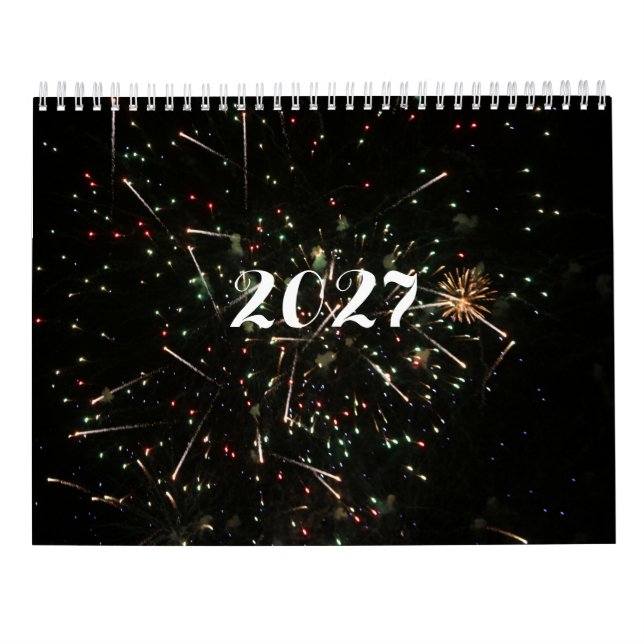 Calendario de Fuegos Artificiales (Reverso)