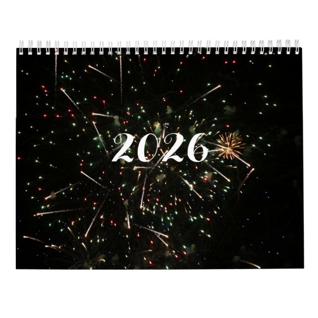 Calendario de Fuegos Artificiales (Reverso)